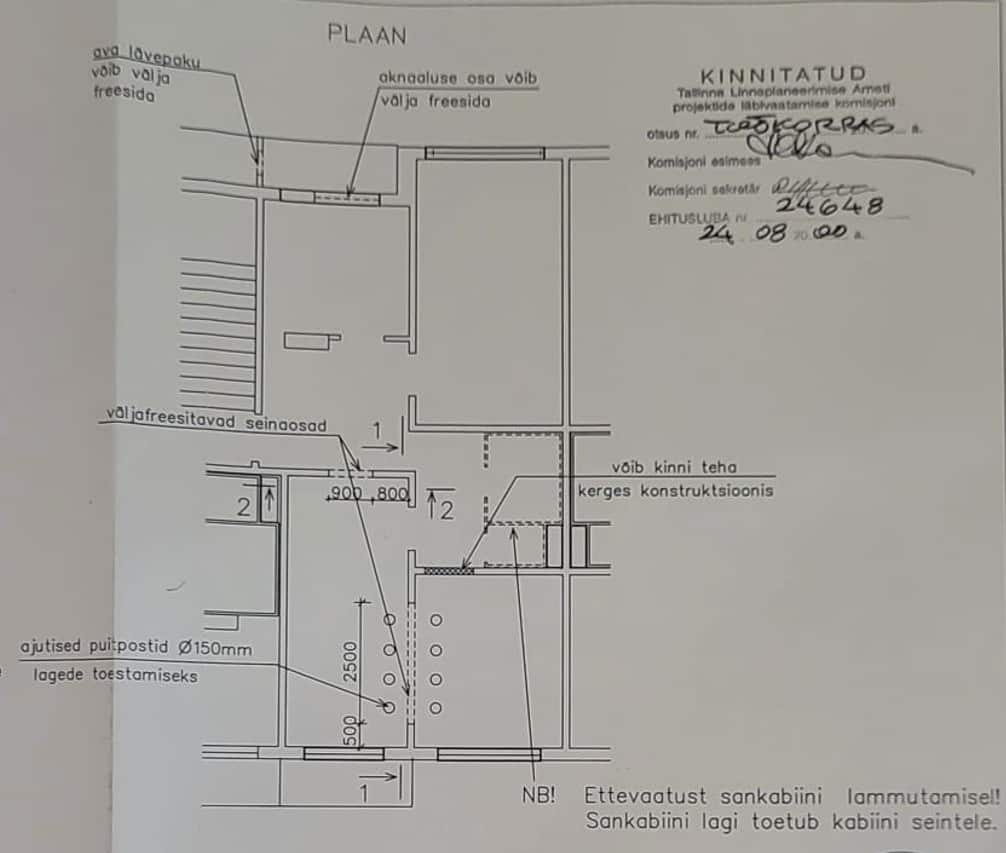 Ainulaadse, seadustatud ümberplaneeringuga korter! photo 41