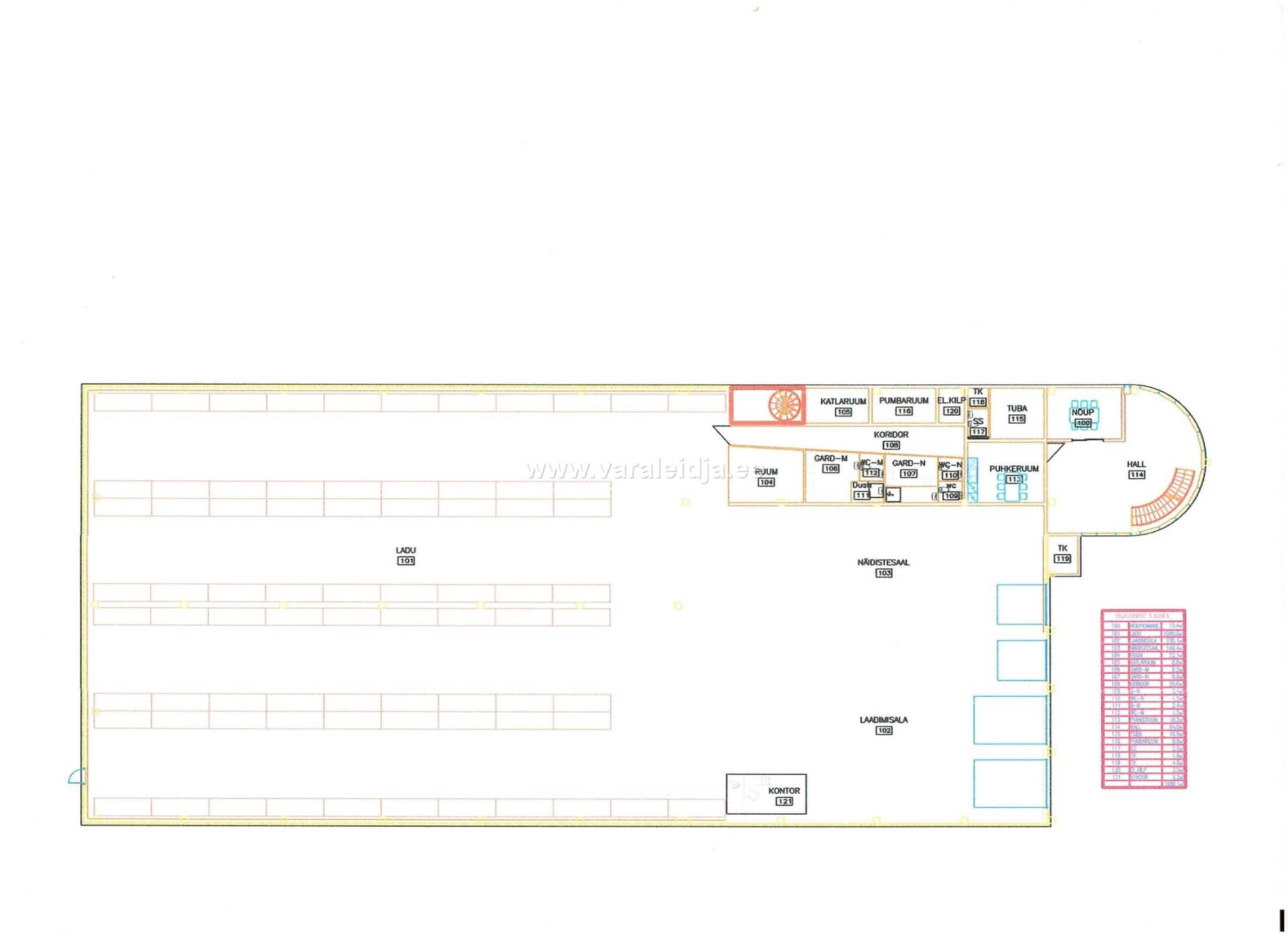 Lao-, tootmis- ja kontoripind 1306 m² Tõrvandis photo 26