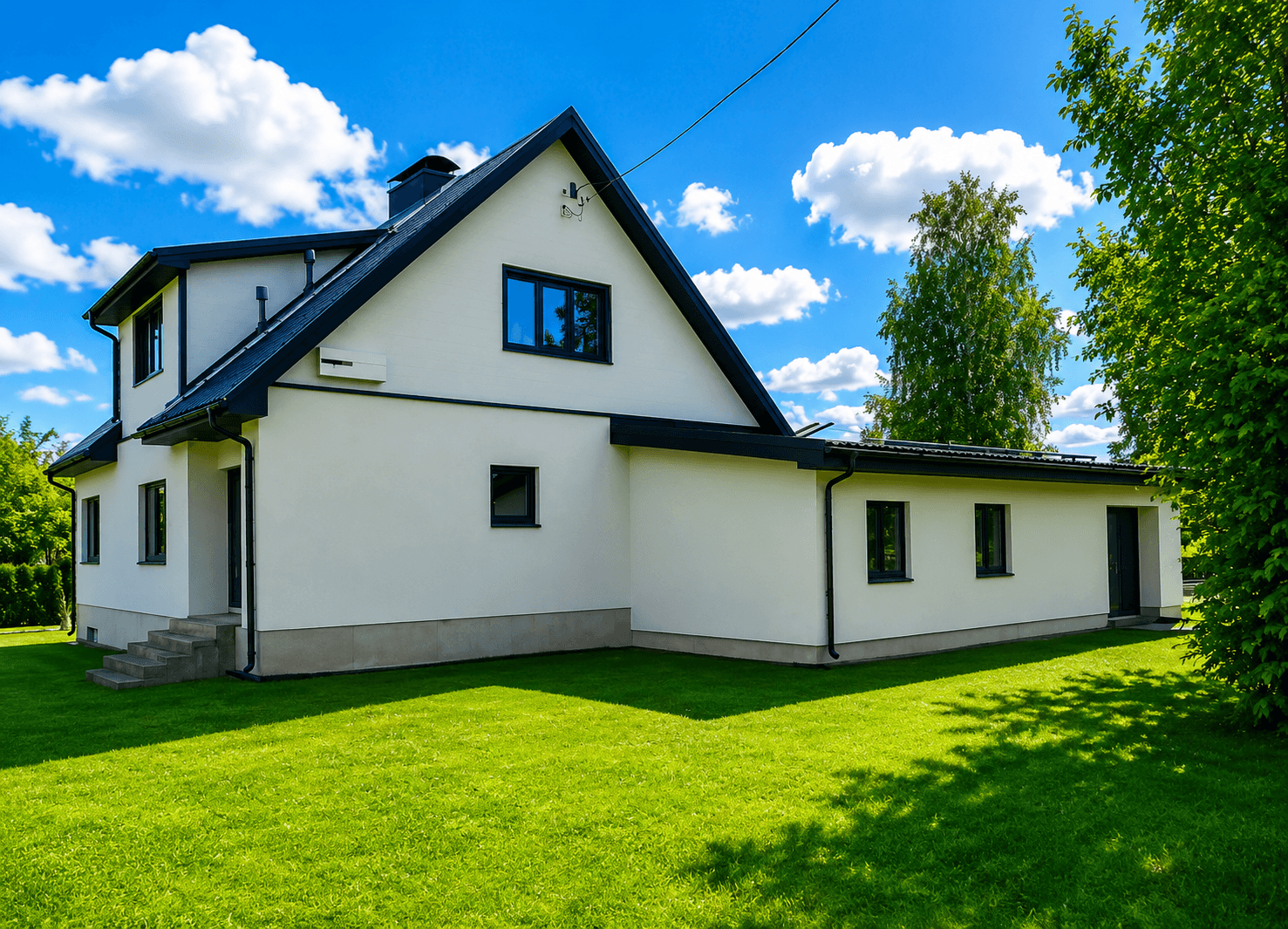 Kivimaja, 3x25A, õhk-vesi küte, B- energiaklass! photo 4