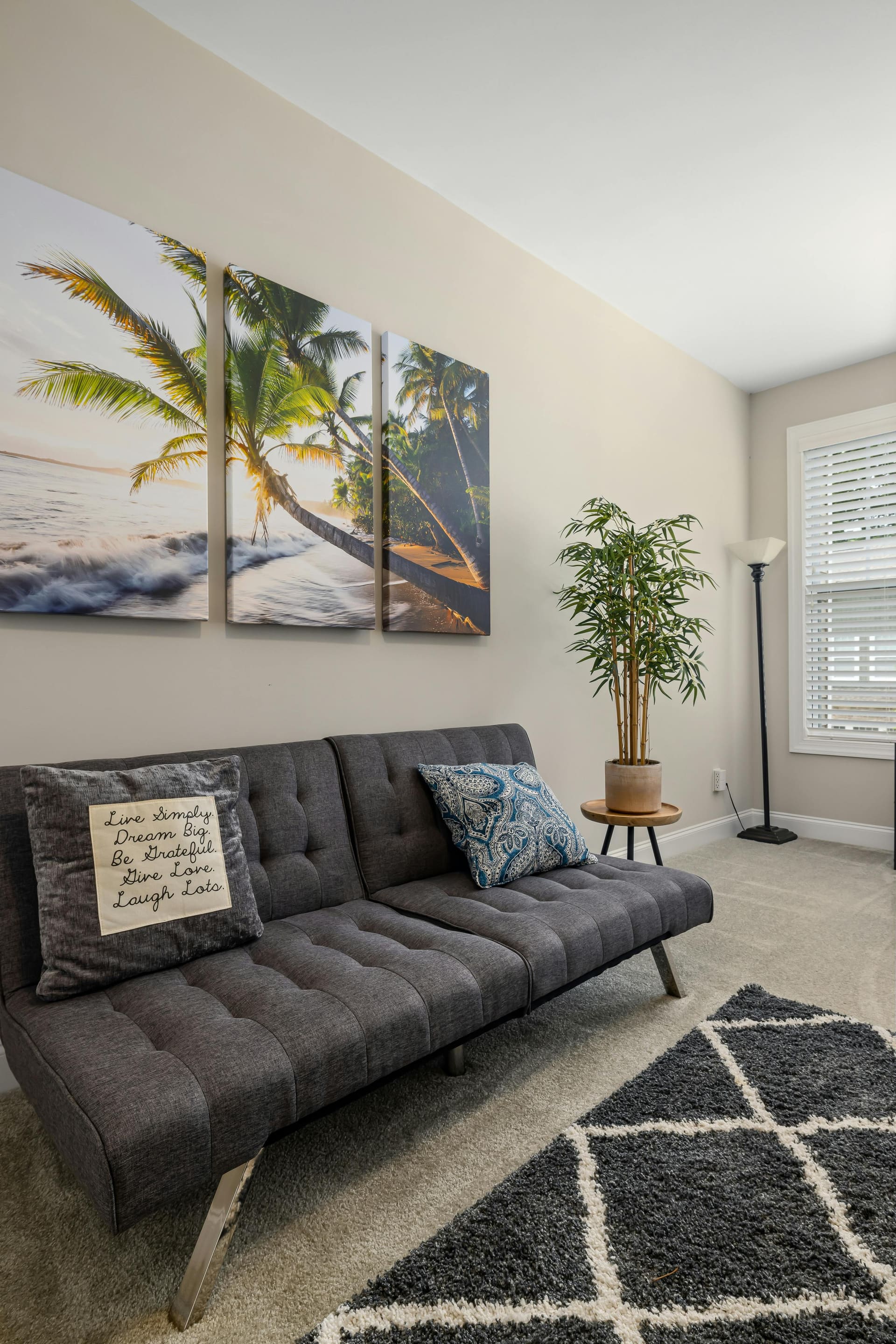 Riverfront rental apartment in Parnu with wide afternoon light photo 1